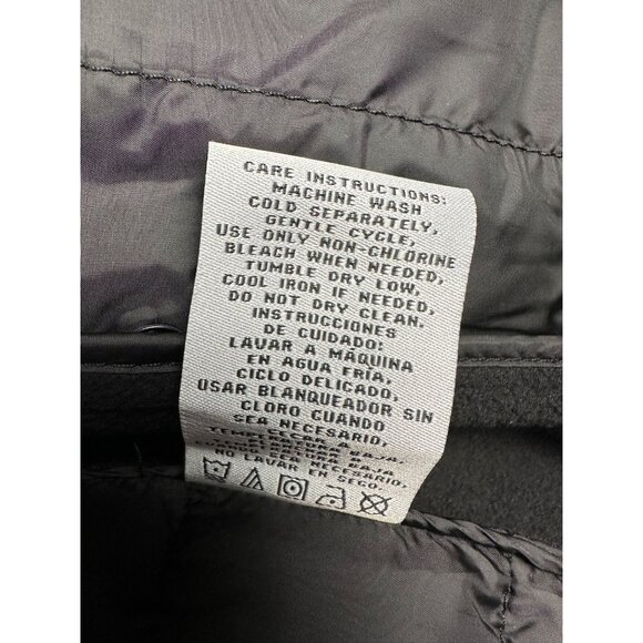 Nautica Men’s Quilted Softshell Jacket XL Black Full Zip Resistant Warm Coat New - Picture 10 of 11